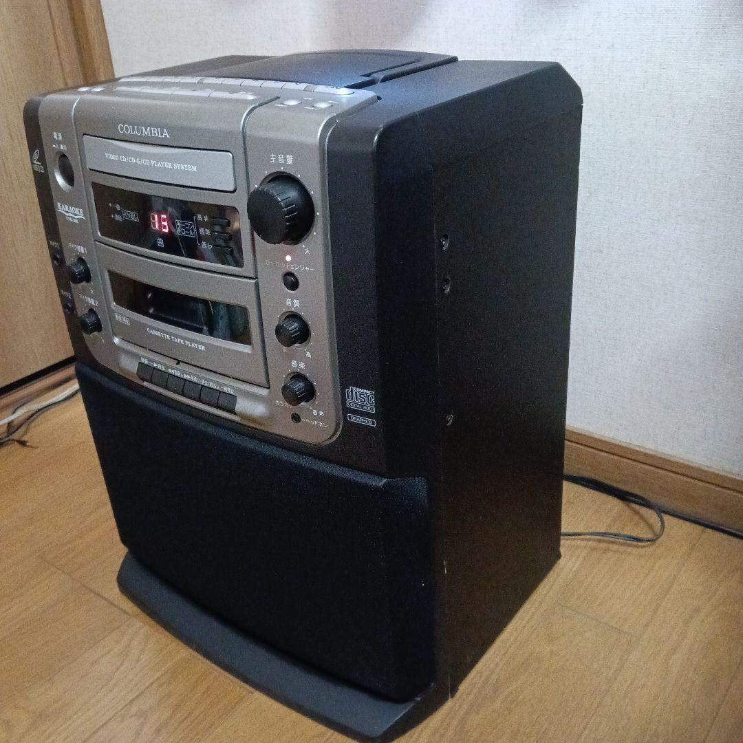 COLUMBIA カラオケ CDカセットテープ プレーヤー