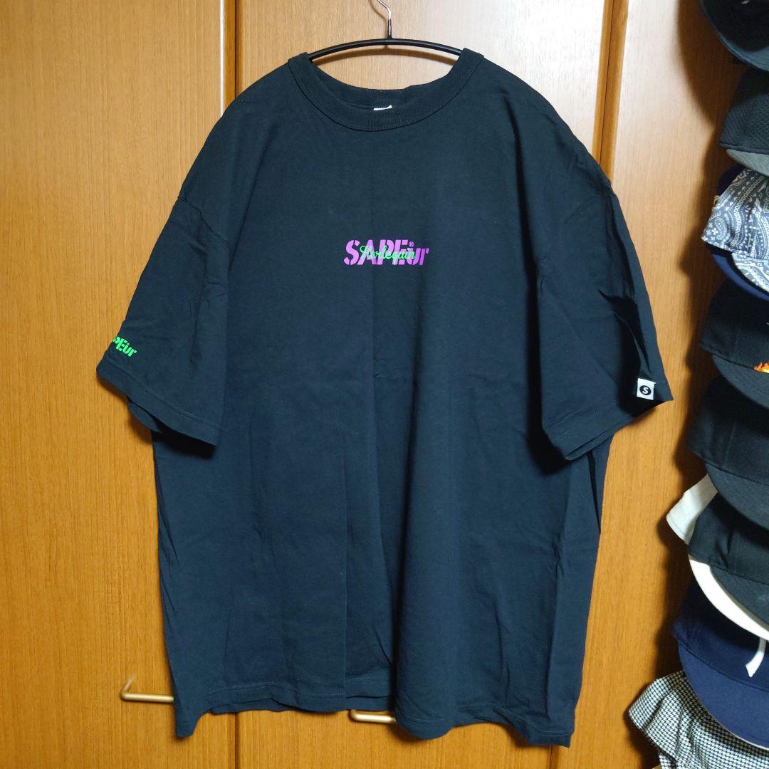 SAPEur　サプール グラフィックTシャツ XXL ブラック