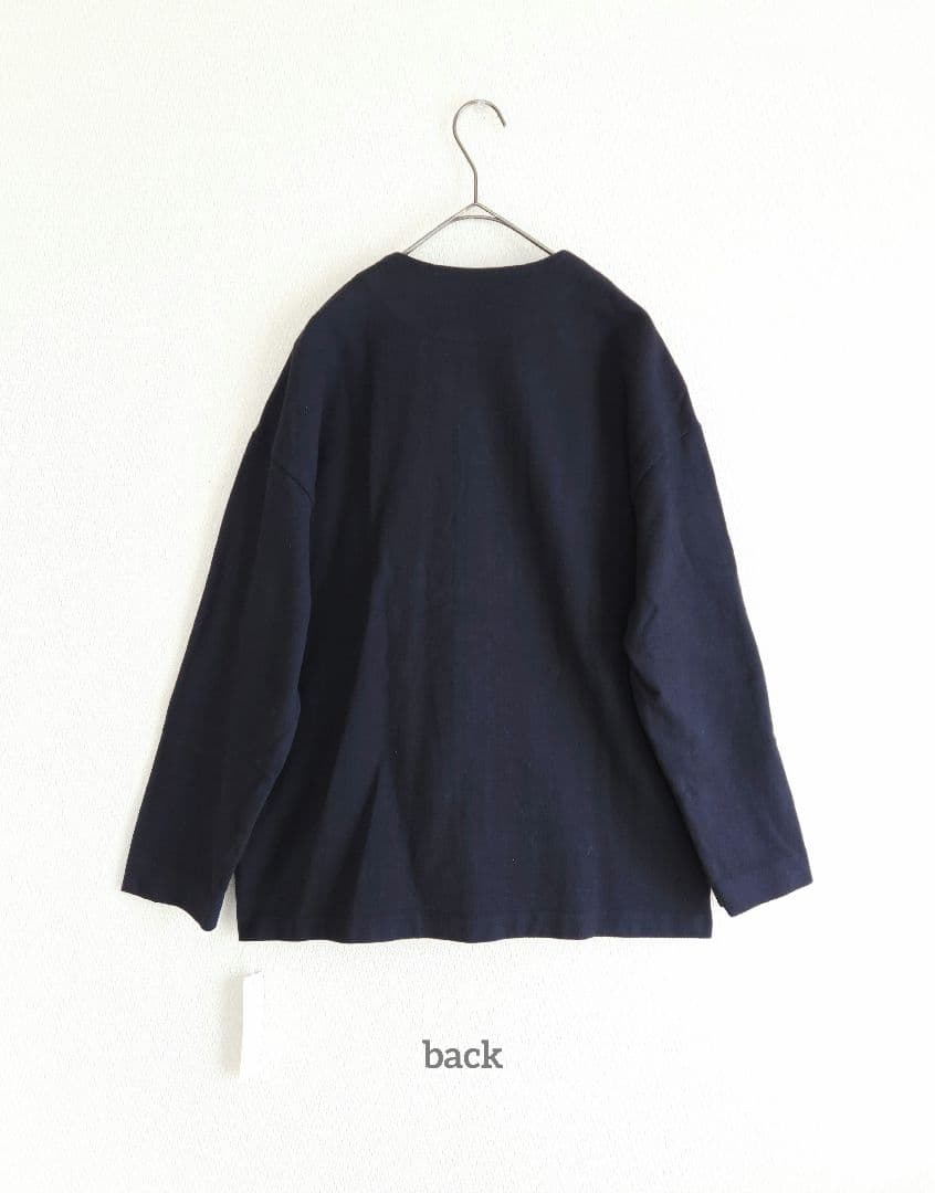 ◇.．様◇ゴーシュ　カーディガン　ネイビー　良品　タグ付き