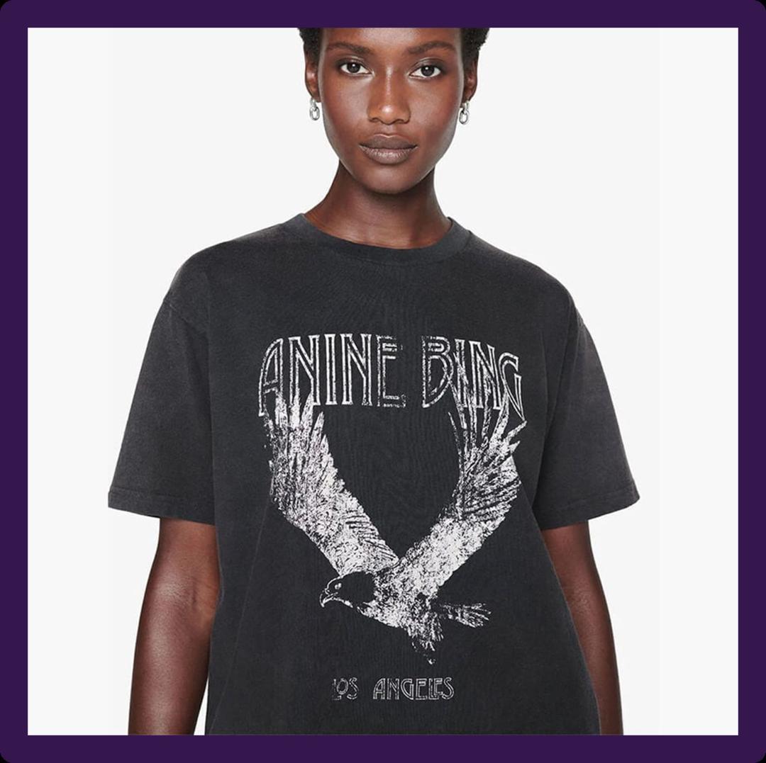 ★送料無料★✨ANINE BING　LILI TEE EAGLE Tシャツ