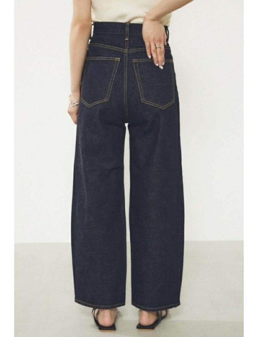 美品 BLACK BY MOUSSY PUNA onewash denim 24