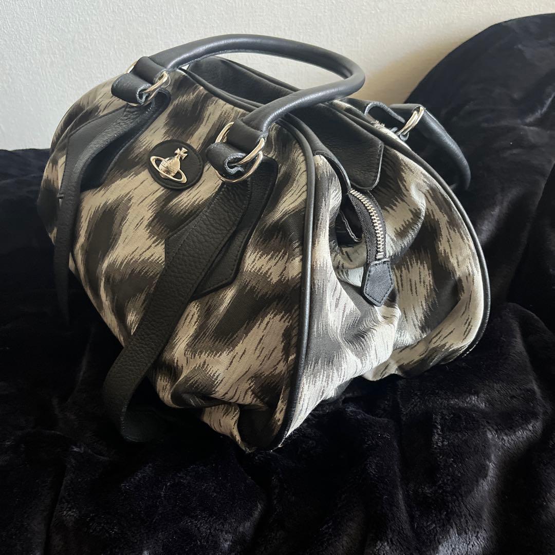 Vivienne Westwood レオパードボストンバッグ