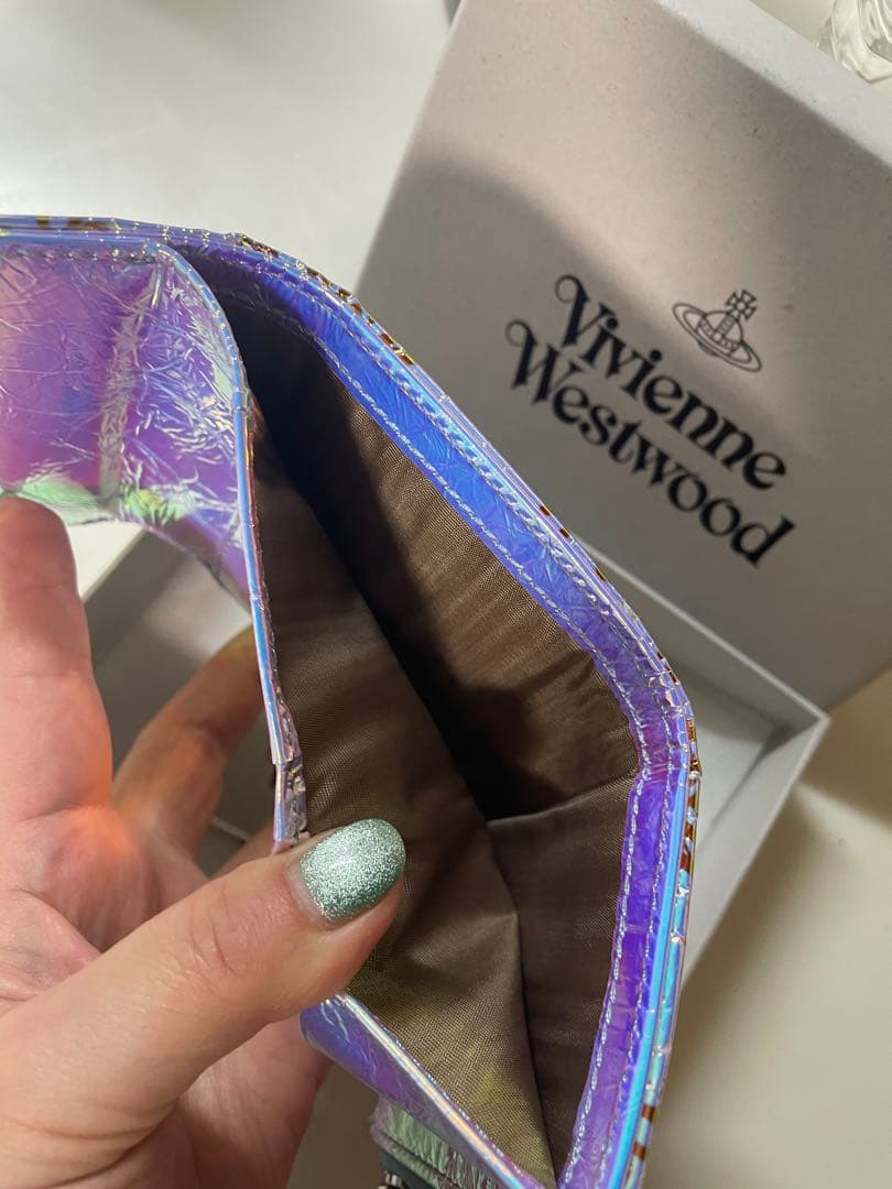 未使用:Vivienne Westwood 三つ折り財布 ホログラム