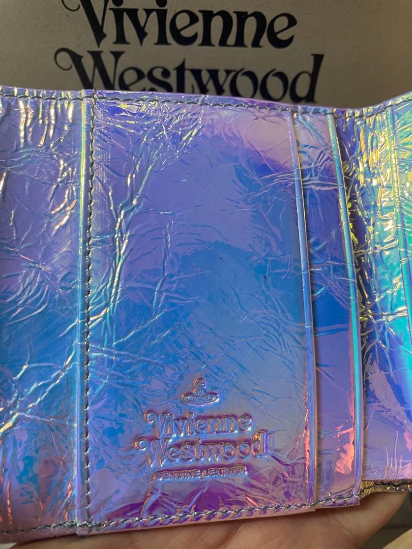 未使用:Vivienne Westwood 三つ折り財布 ホログラム