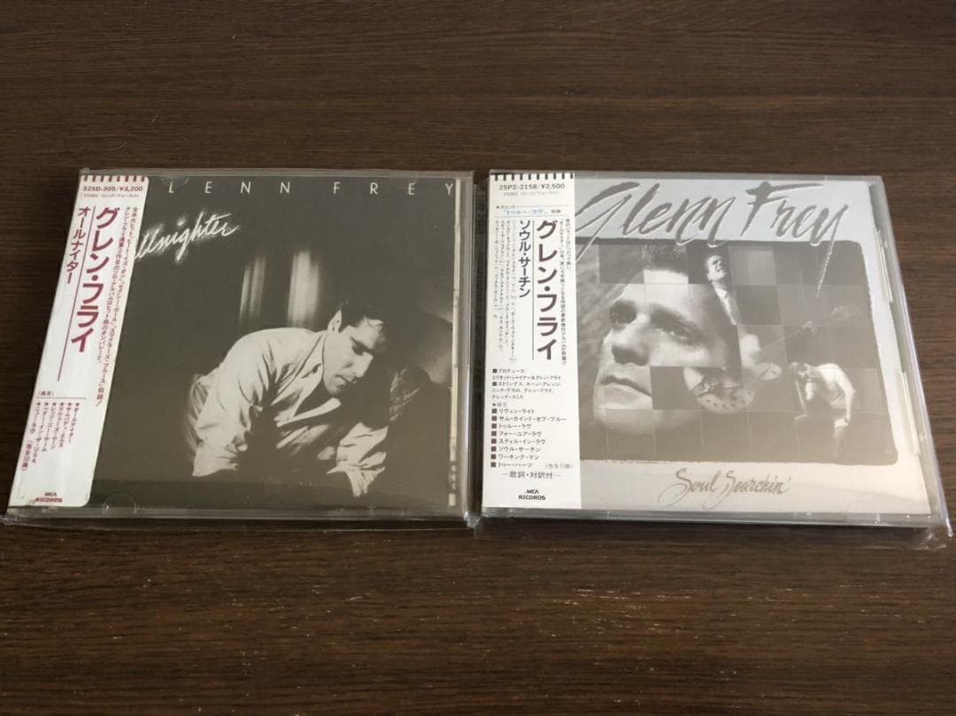 グレン・フライ 旧規格2タイトルセット 日本盤 消費税表記なし 帯付属