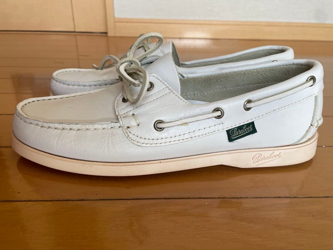 新品 paraboot barth white 白