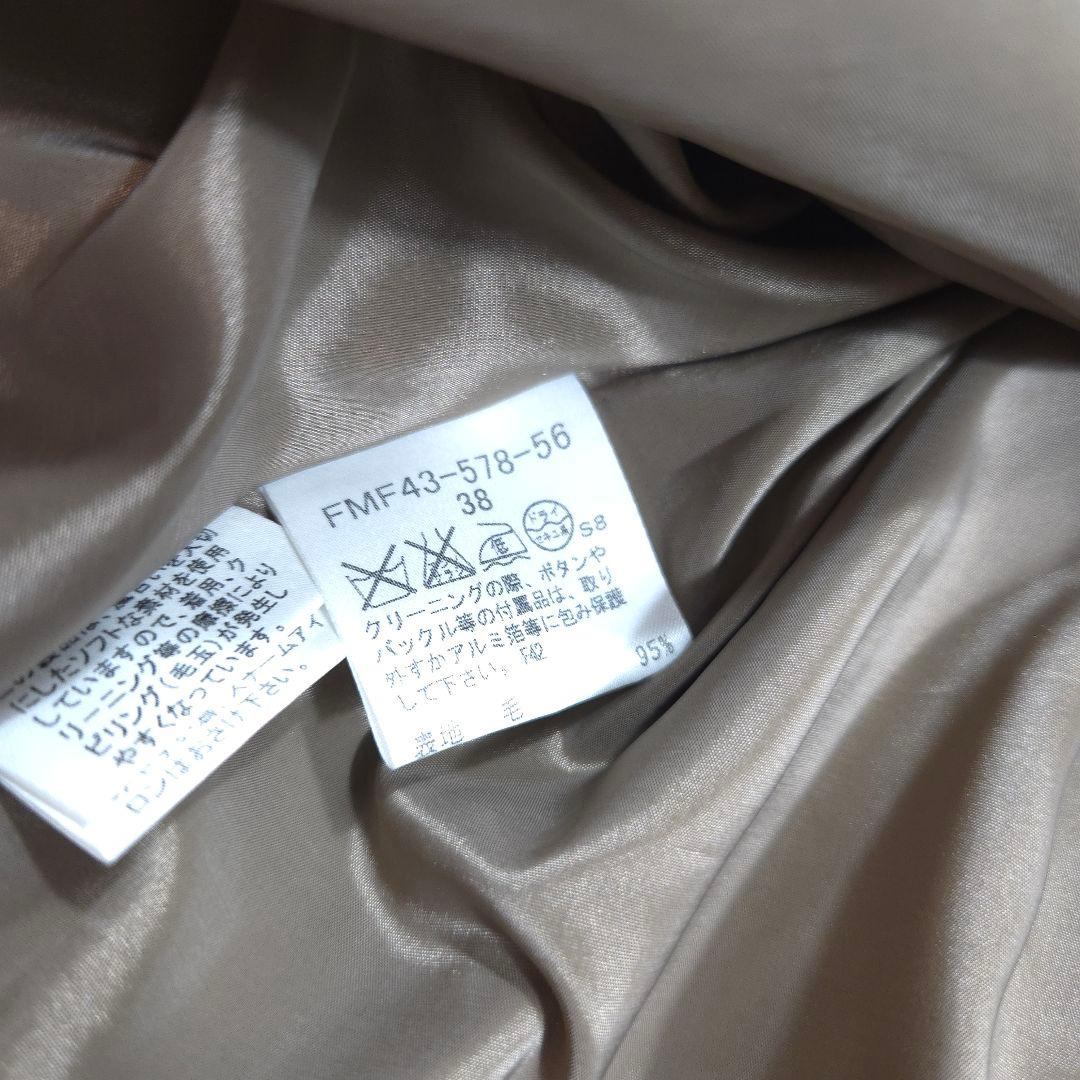 BURBERRY バーバリー 38 M ワンピース ウール アンゴラ フレア