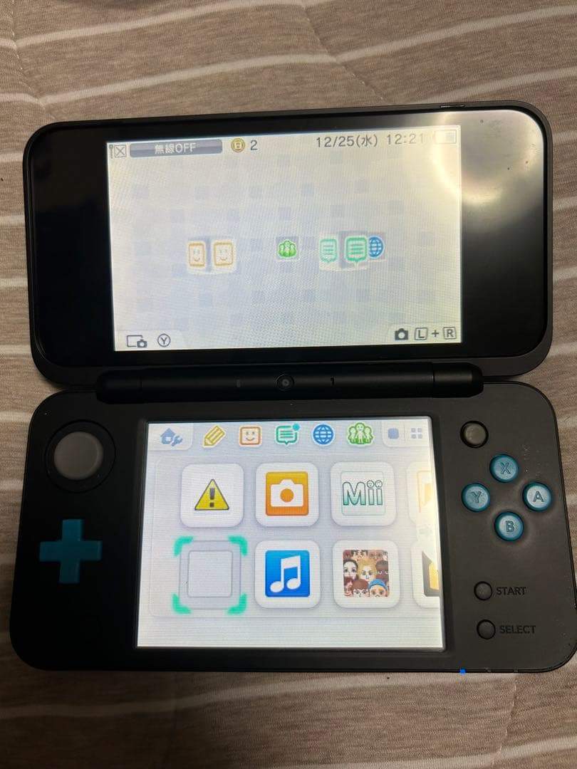New Nintendo 2DS LL ブラック×ターコイズ