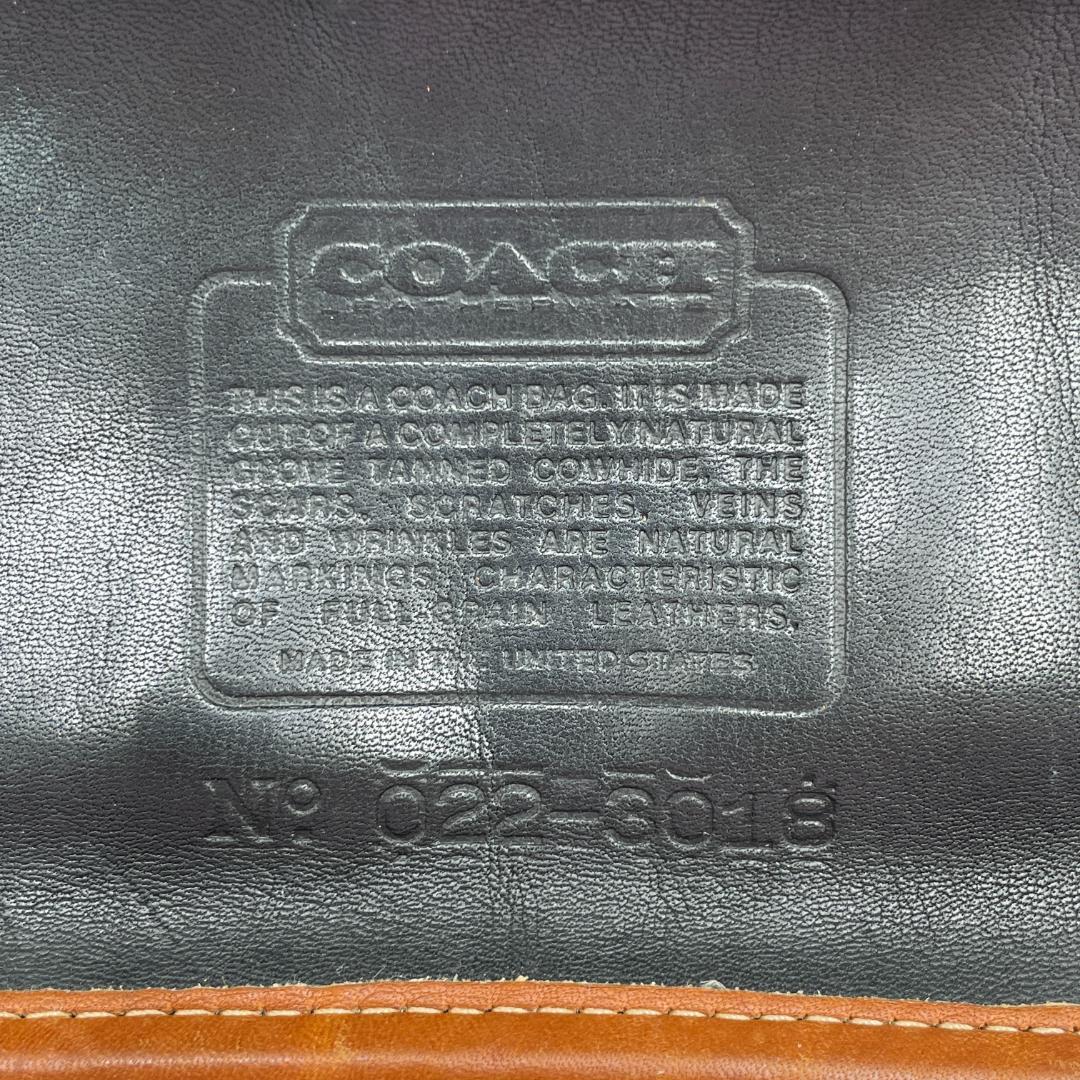 良品 COACH ミニボストンバッグ レザー ブラック 2way オールドコーチ