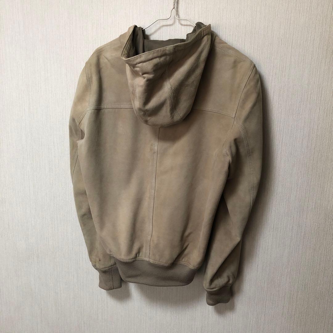 美品ロレンツォアゾラスエードブルゾンストラスブルゴ購入エンメティ