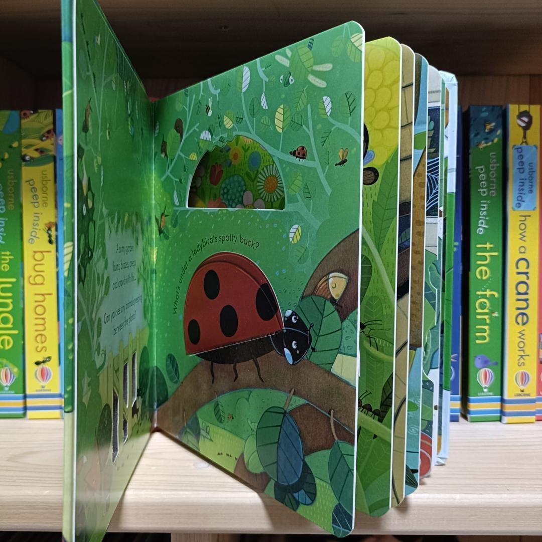 Peep Inside Usborne しかけ絵本　絵本　英語　幼児　英語教育
