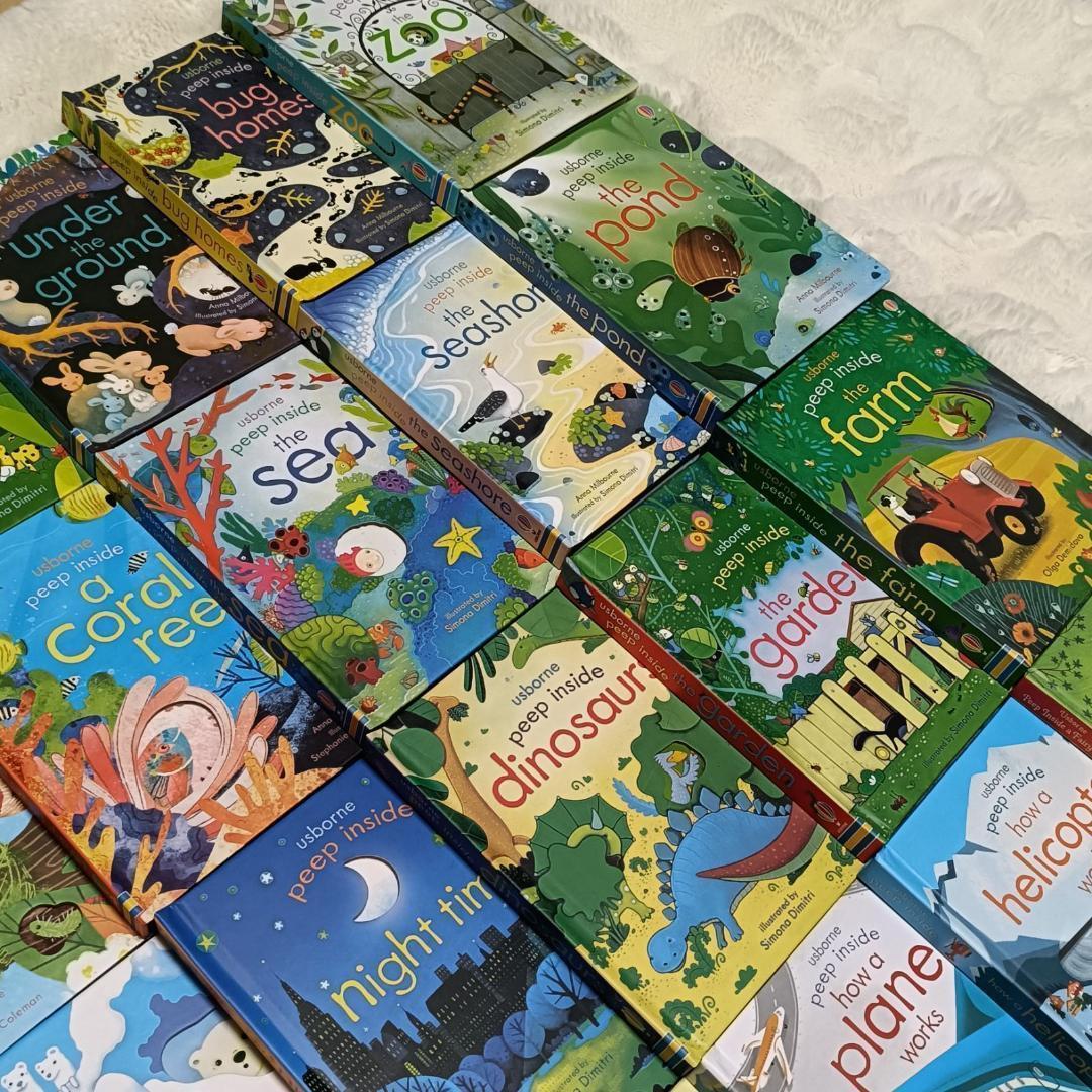 Peep Inside Usborne しかけ絵本　絵本　英語　幼児　英語教育