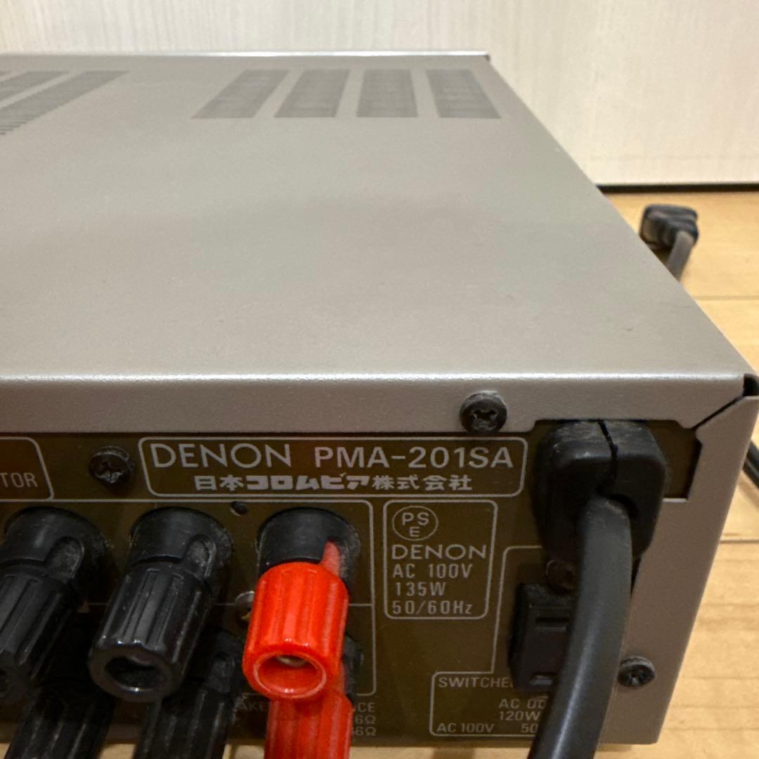 中古】DENON デノン　プリメインアンプ PMA-201SA オーディオ機器