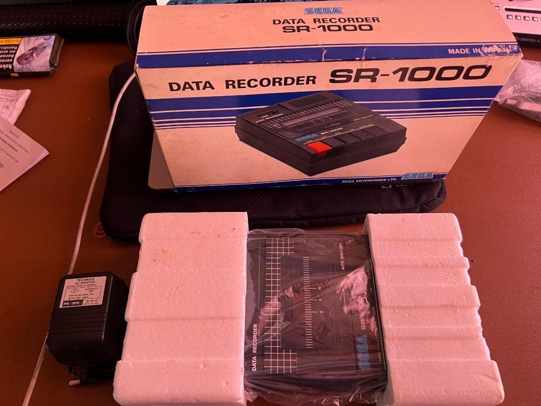 SEGA SR-1000 データレコーダ 箱付 ACアダプター付 SC-3000