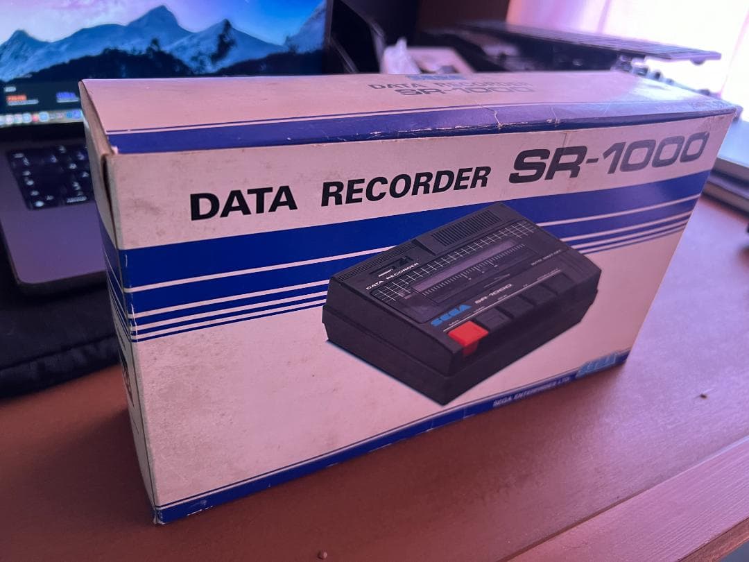 SEGA SR-1000 データレコーダ 箱付 ACアダプター付 SC-3000