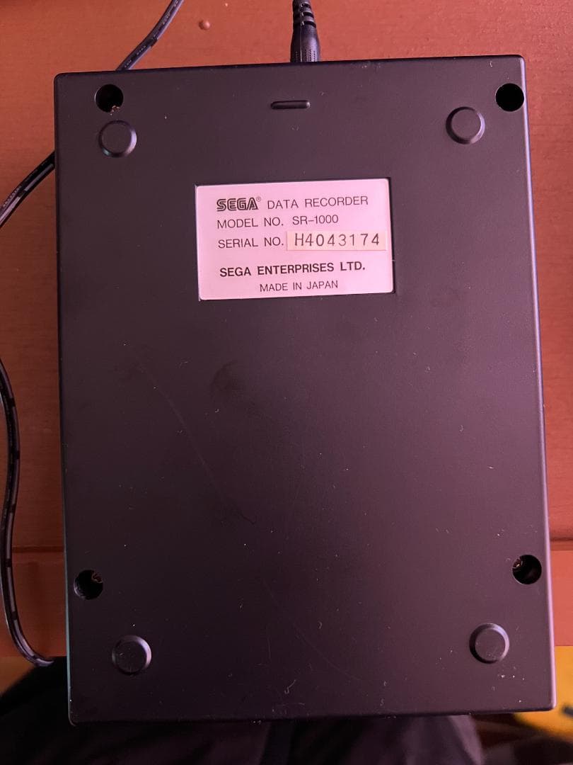 SEGA SR-1000 データレコーダ 箱付 ACアダプター付 SC-3000