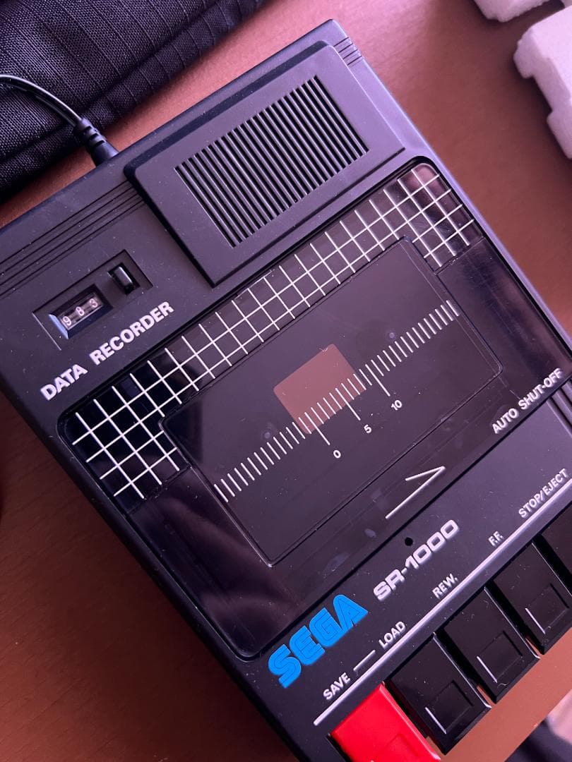 SEGA SR-1000 データレコーダ 箱付 ACアダプター付 SC-3000