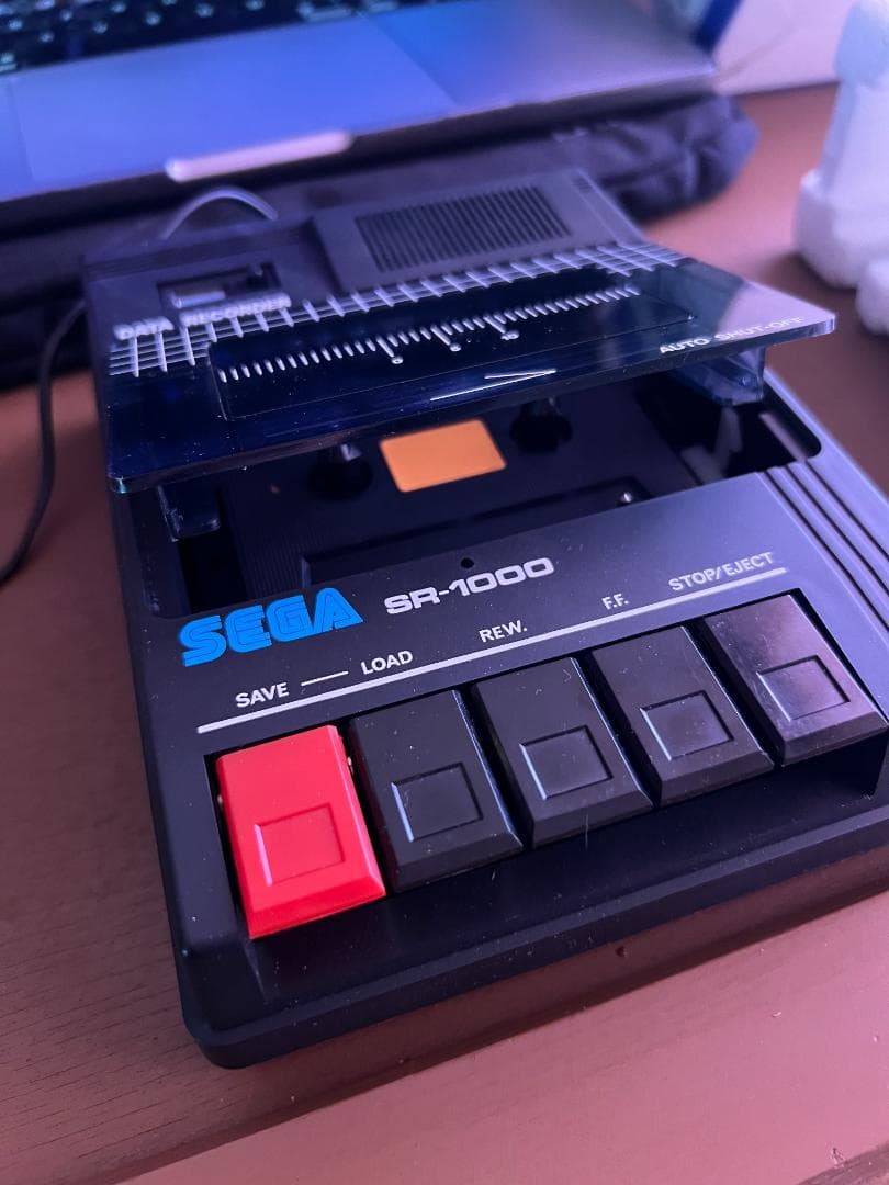 SEGA SR-1000 データレコーダ 箱付 ACアダプター付 SC-3000