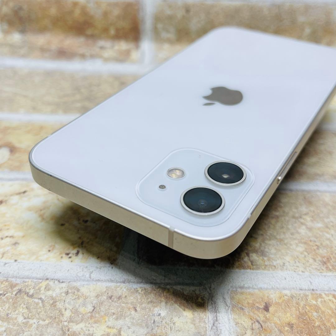 SIMフリー iPhone12 64GB ホワイト 新品電池