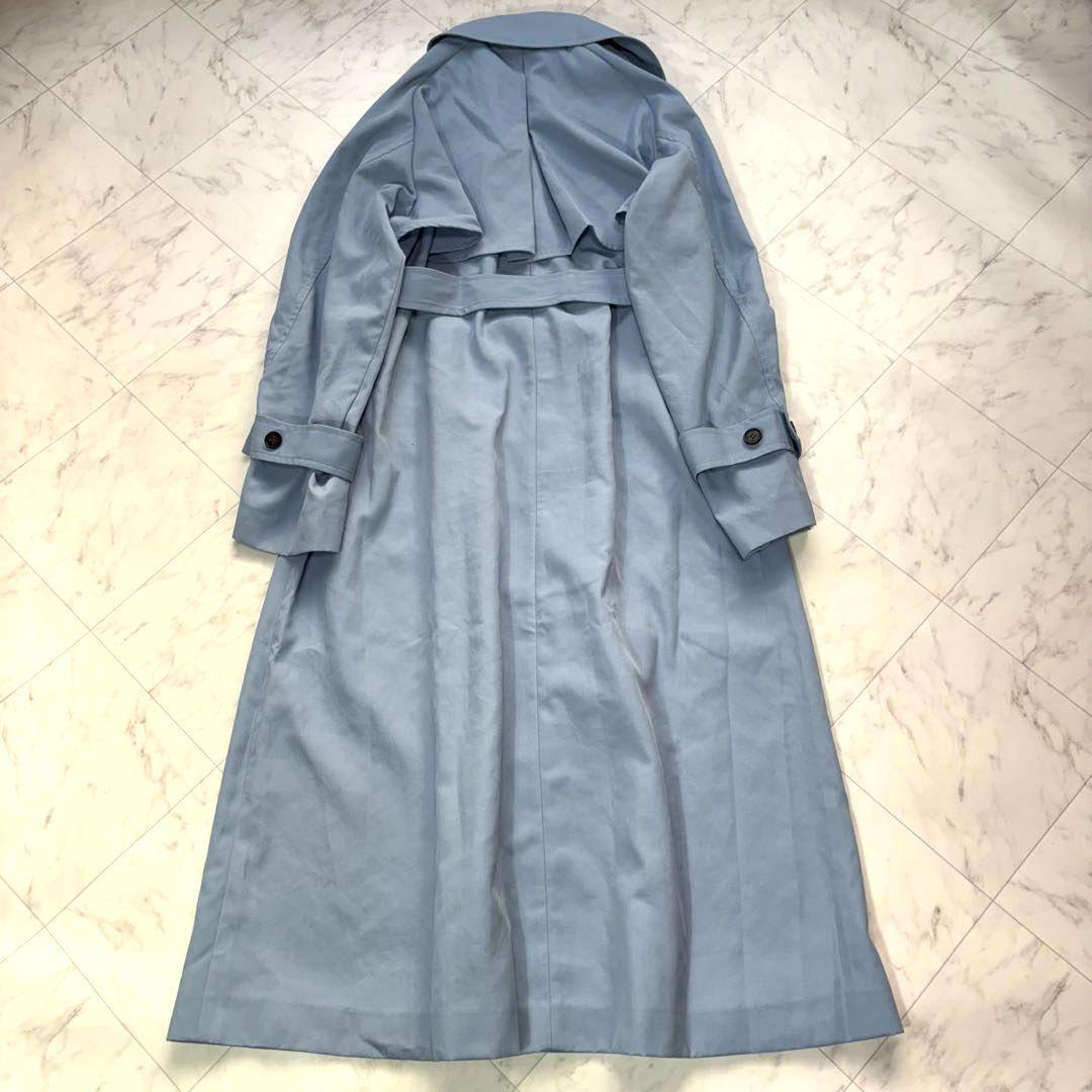 新品　タグ付き　フレイ アイディー　オーバートレンチコート　ブルー 25SS