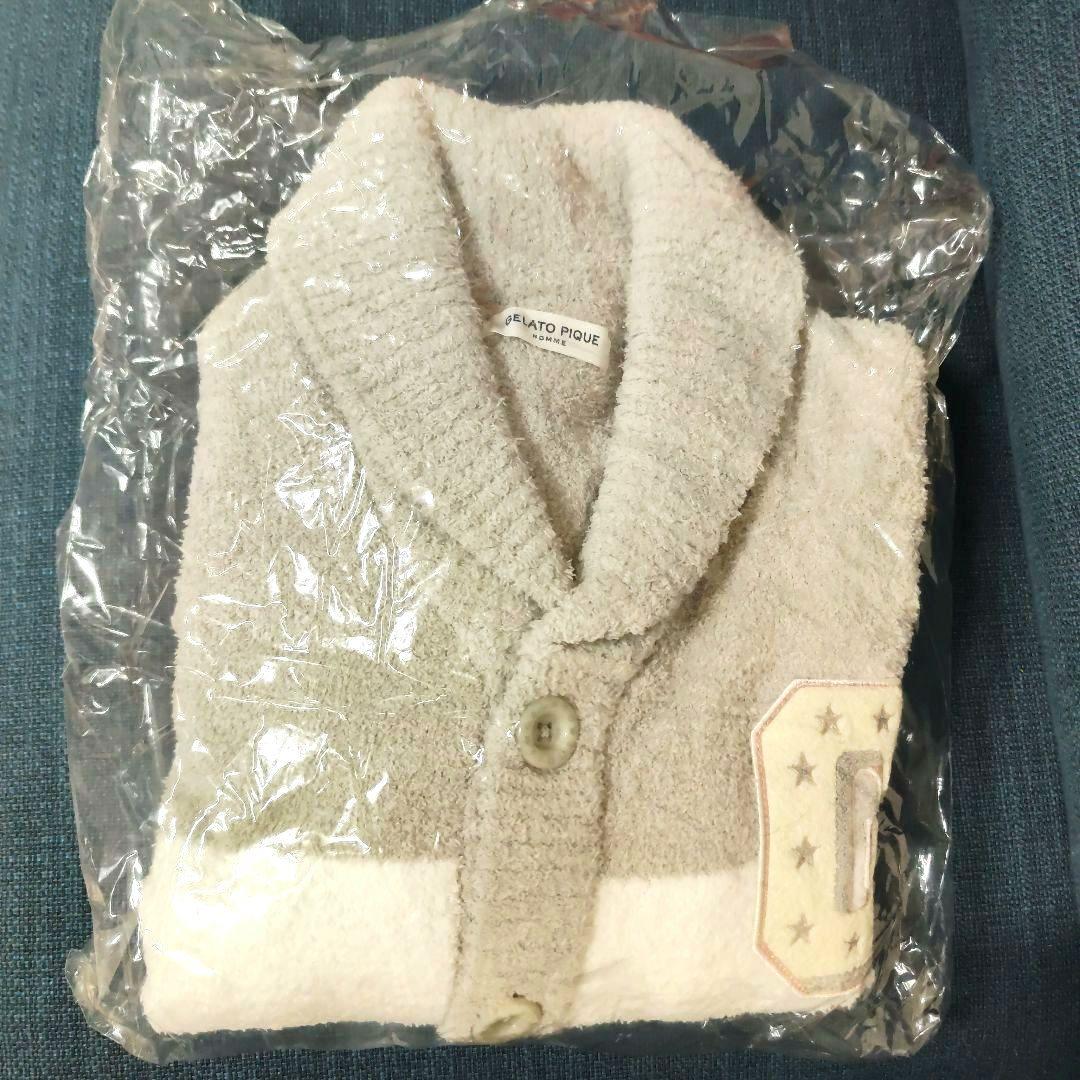 ㊵【新品・未使用】gelato pique HOMME ボアカーディガン 　M