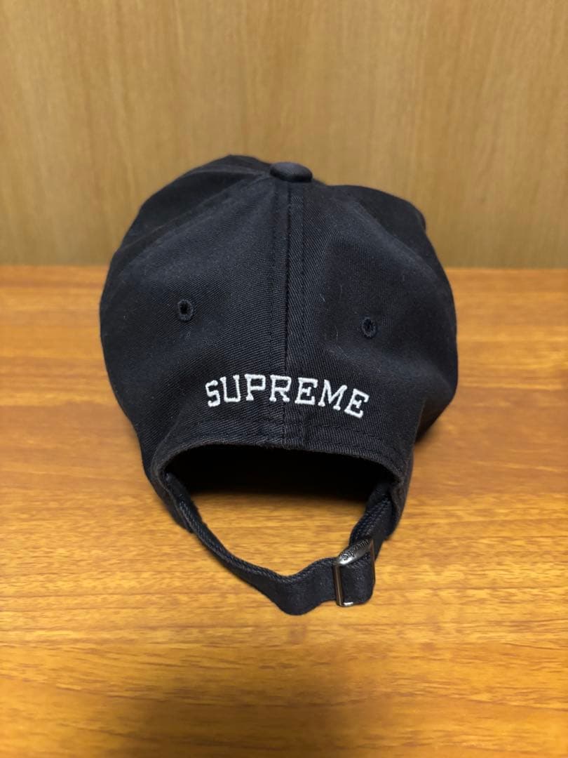 SUPREME ブラックキャップ 翼のあるSロゴ