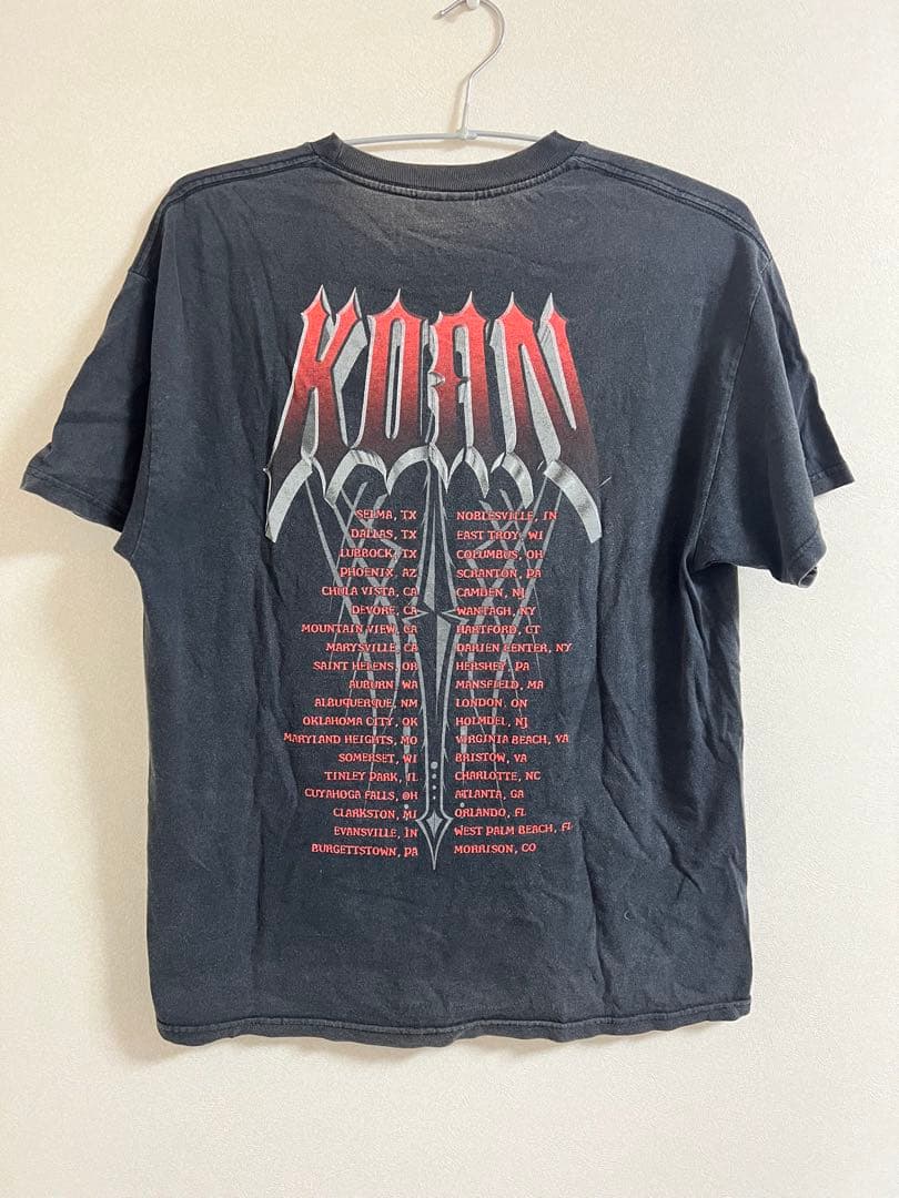 トップス Early Y2K KORN Tour Tee shirt