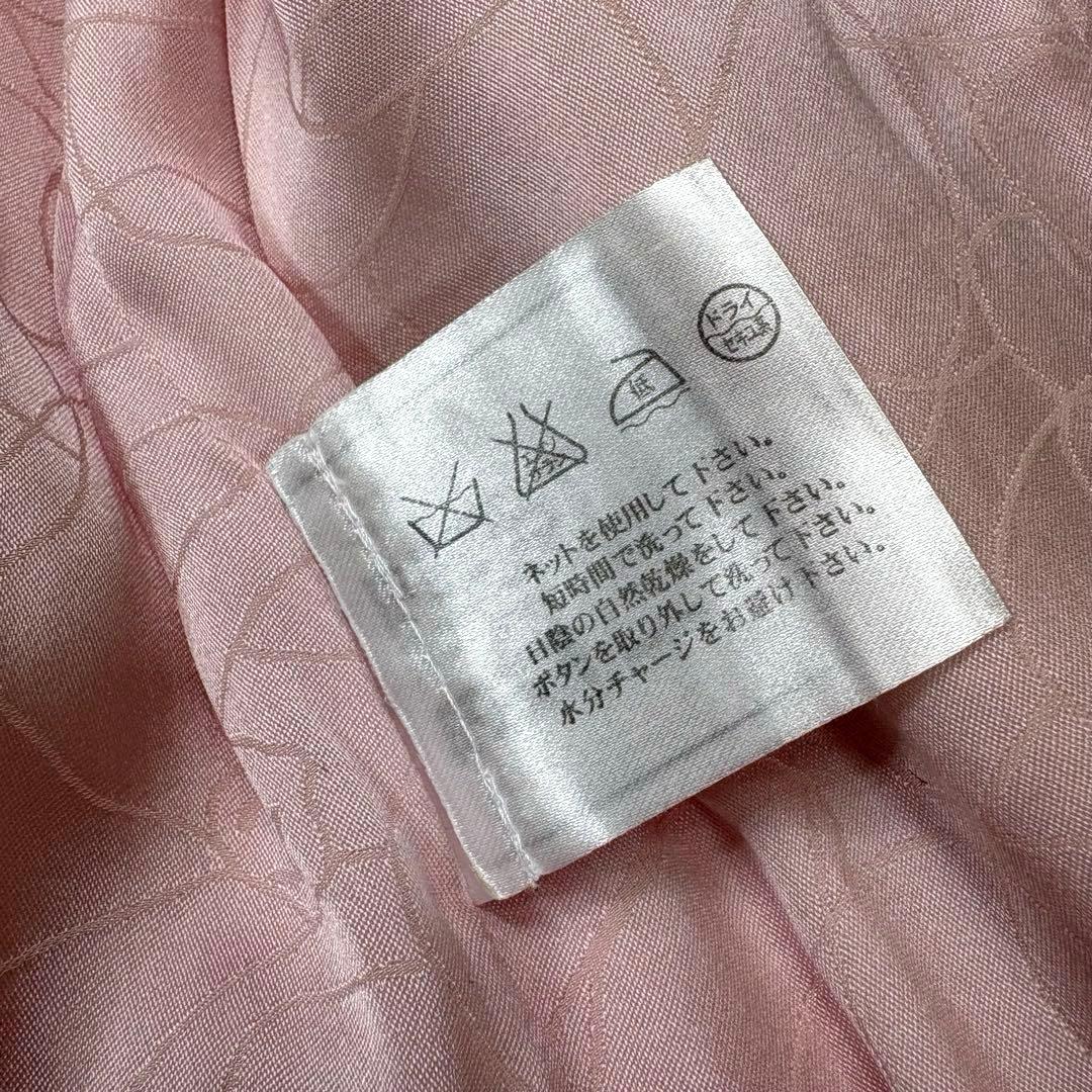 CHANEL シャネル ツイードジャケット ピンクベージュ ココマーク 40