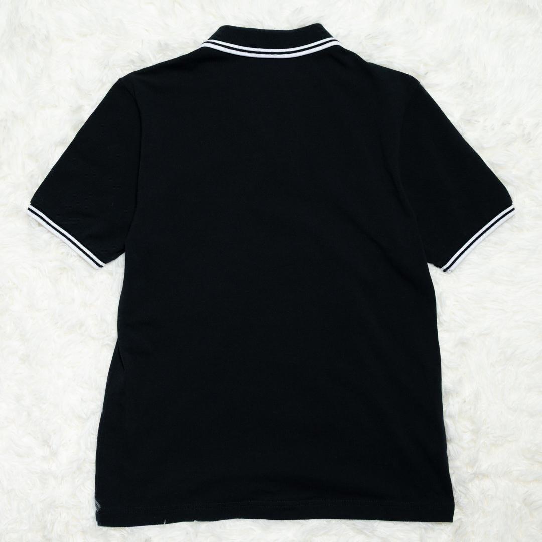 【美品】フレッドペリー ポロシャツ 半袖 ブラック S レディース