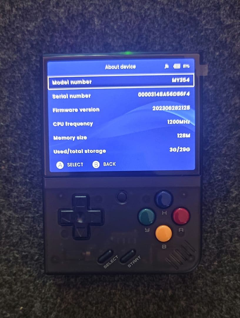 Miyoo Mini Plus クリアブラック 64GB