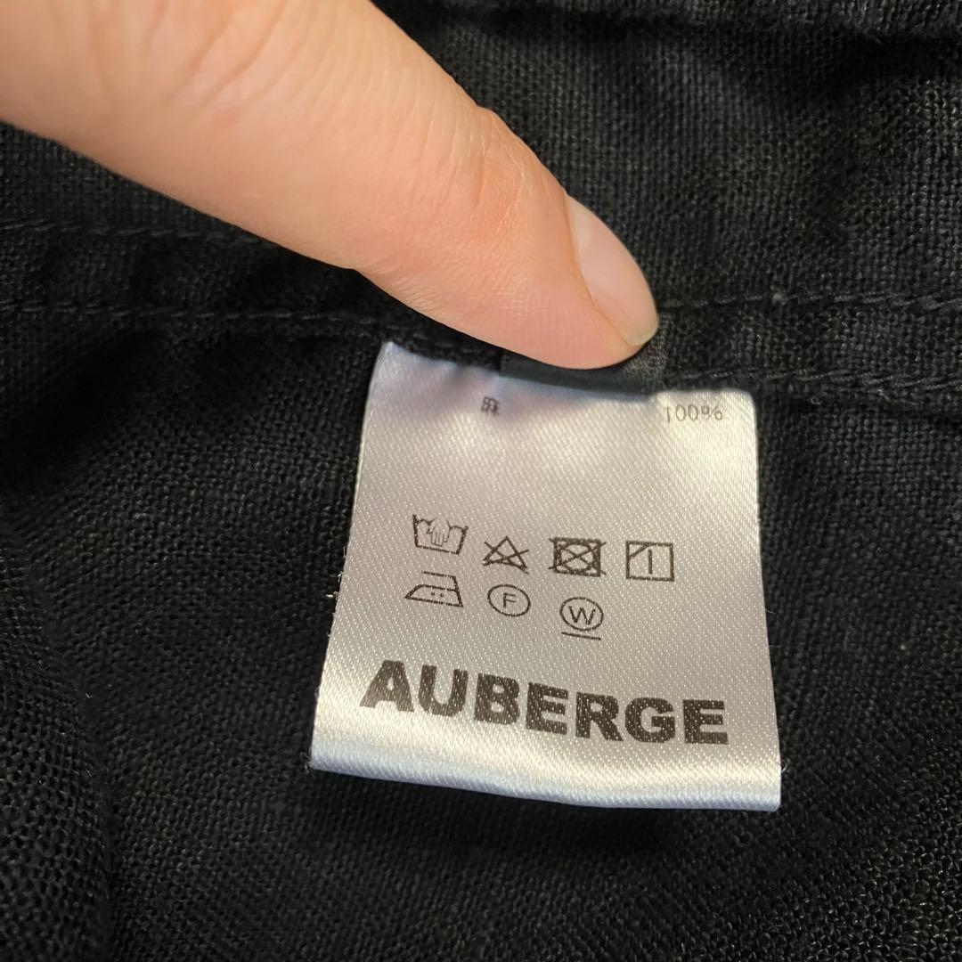 AUBERGE ブリッラ別注リネンチャイナジャケット38 オーベルジュ