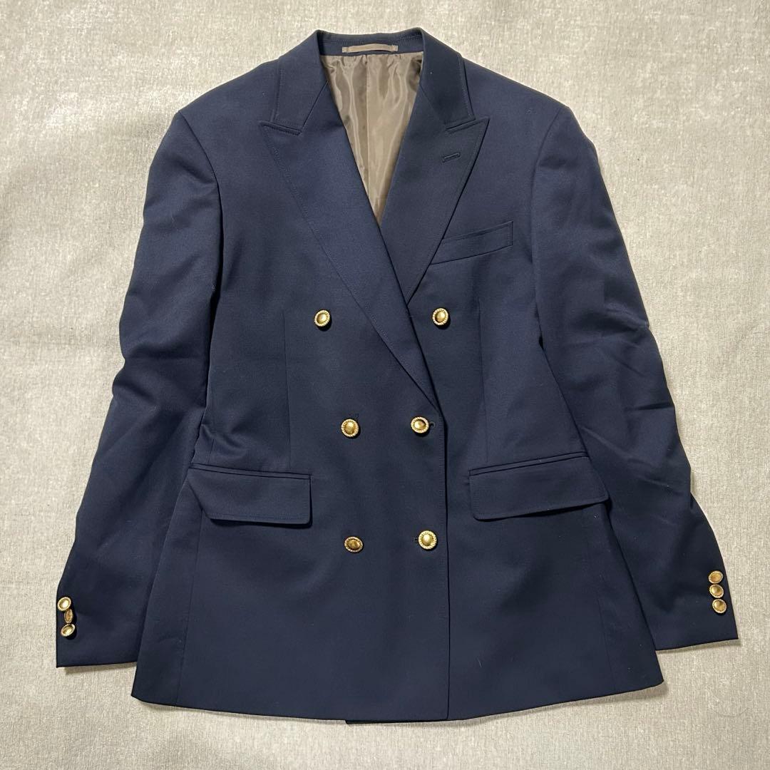 【美品】NOLLEY'S⭐︎ノーリーズ 紺ブレジャケット 金ボタン ダブルブレスト