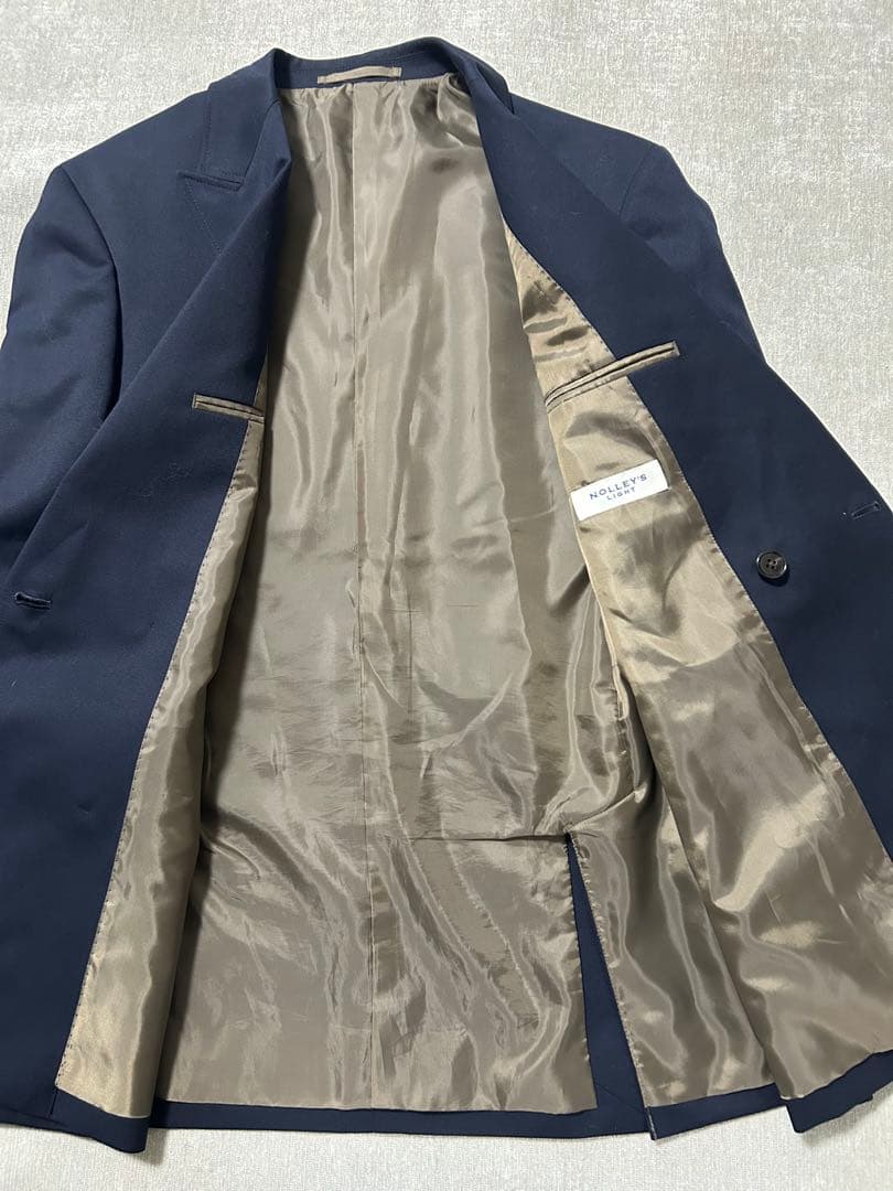 【美品】NOLLEY'S⭐︎ノーリーズ 紺ブレジャケット 金ボタン ダブルブレスト