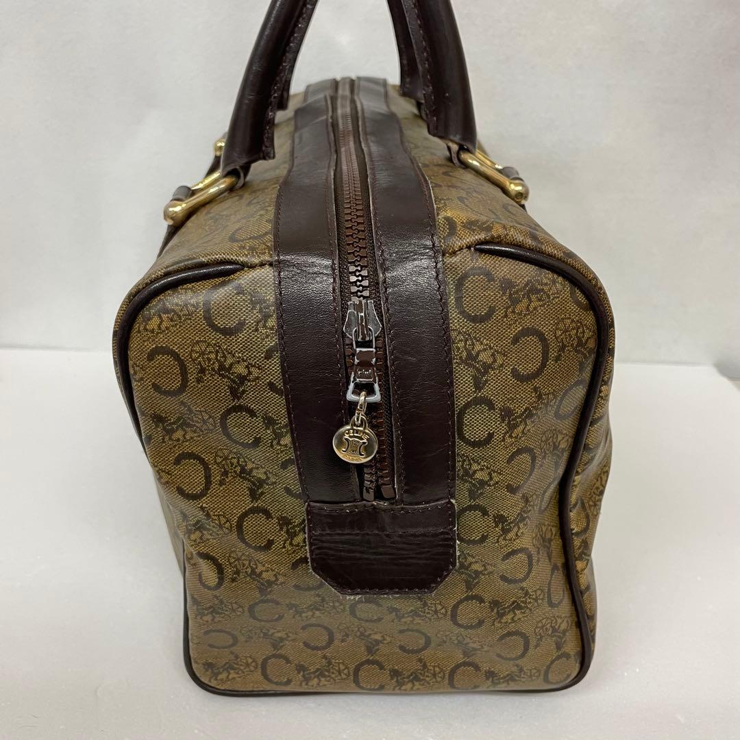 CELINE セリーヌ オールド ハンドバッグ ミニボストン マカダム 馬車
