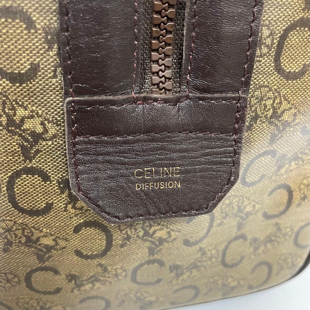 CELINE セリーヌ オールド ハンドバッグ ミニボストン マカダム 馬車