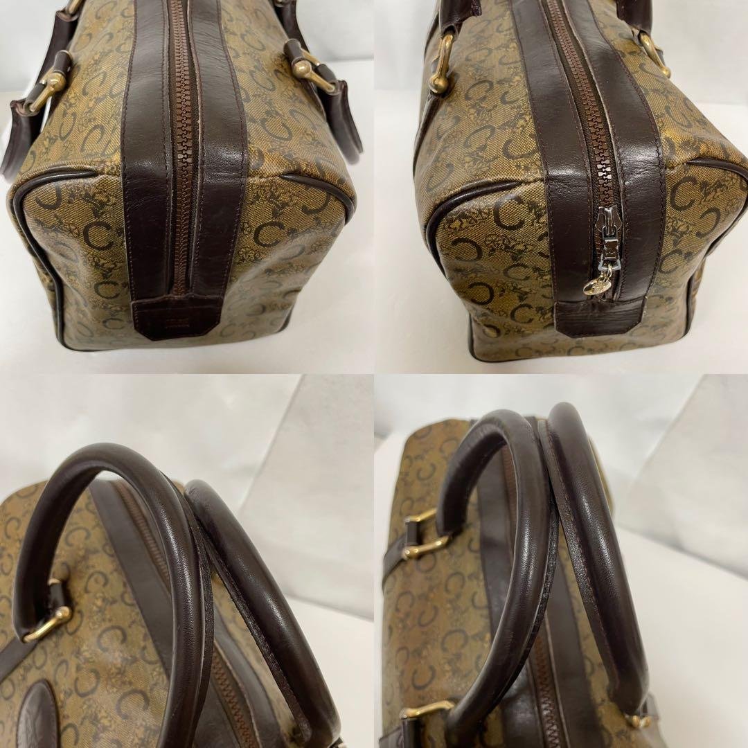 CELINE セリーヌ オールド ハンドバッグ ミニボストン マカダム 馬車