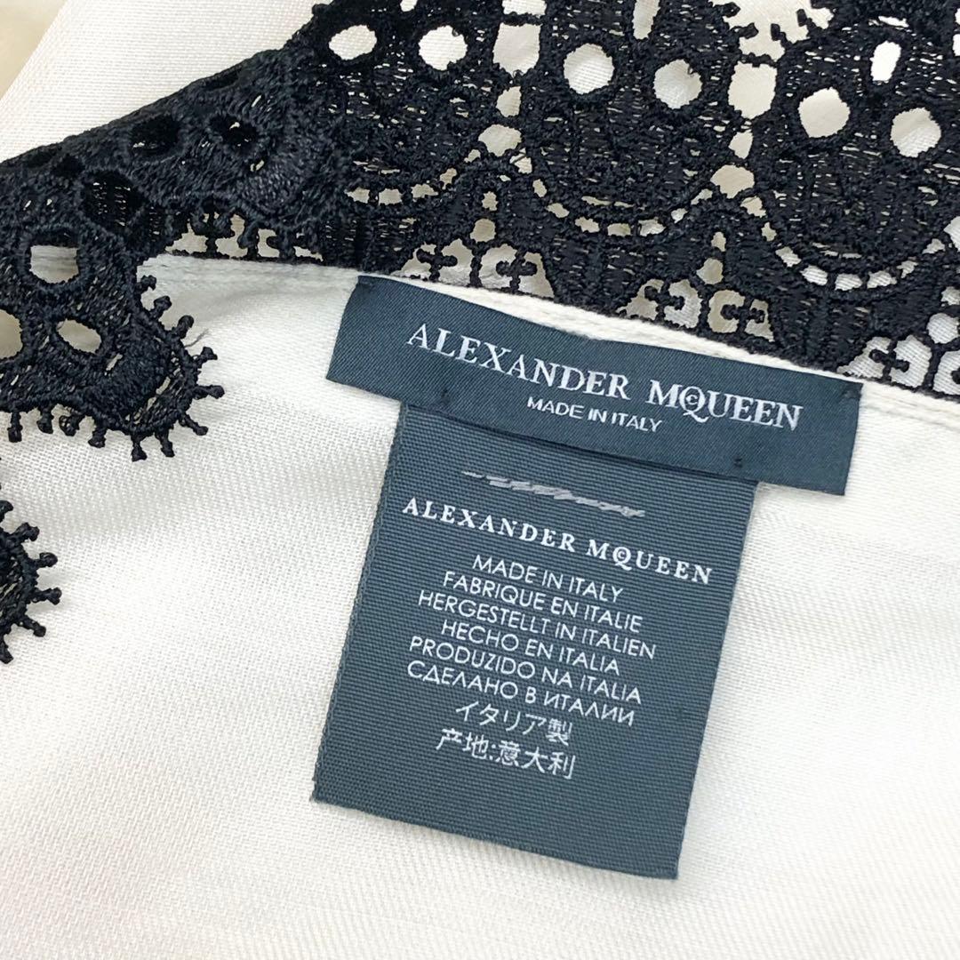 ai ✨　ALEXANDER MQUEEN ストール　ショール　スカル