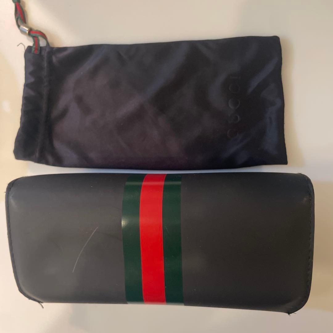 【美品】GUCCI ブラックサングラス ケース付き