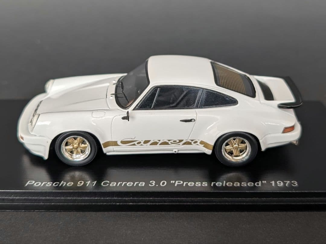 スパーク 1/43 ポルシェ 911 カレラ 3.0 プレスリリース 1973