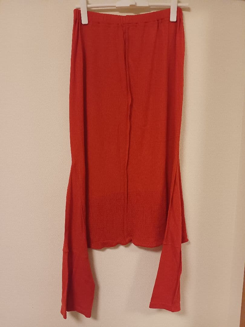 ISSEY MIYAKE　イッセイミヤケ サルエルパンツ オレンジ
