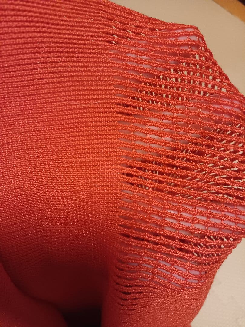 ISSEY MIYAKE　イッセイミヤケ サルエルパンツ オレンジ