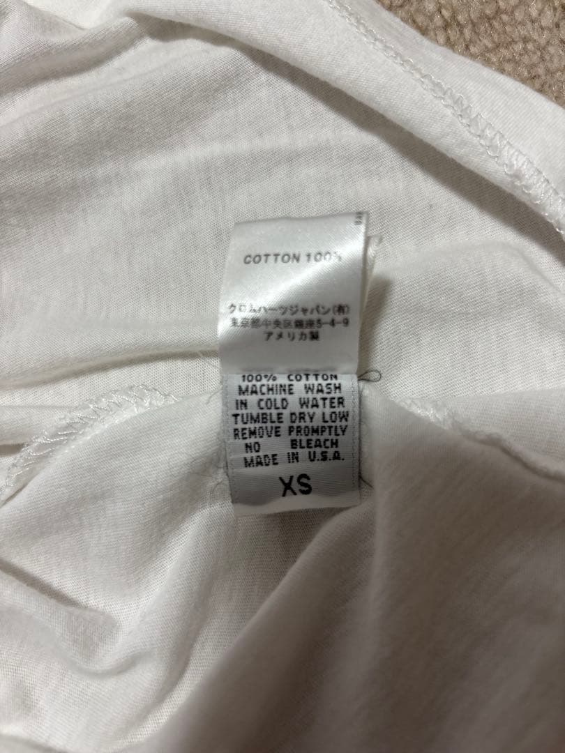 Chrome Hearts ホワイト Vネック Tシャツ XS