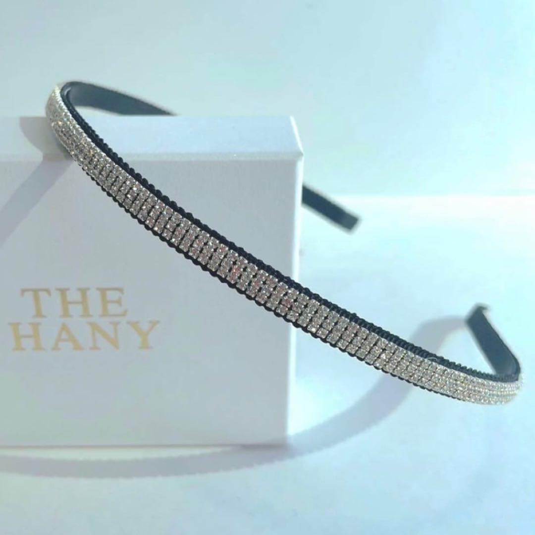 THE HANY Bijoux ラインストーンカチューシャスキニー