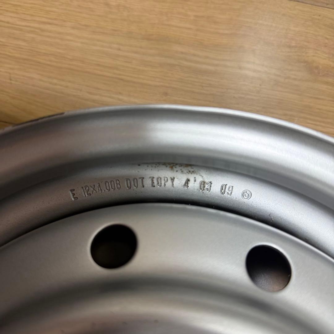 鉄チンホイール　12インチ