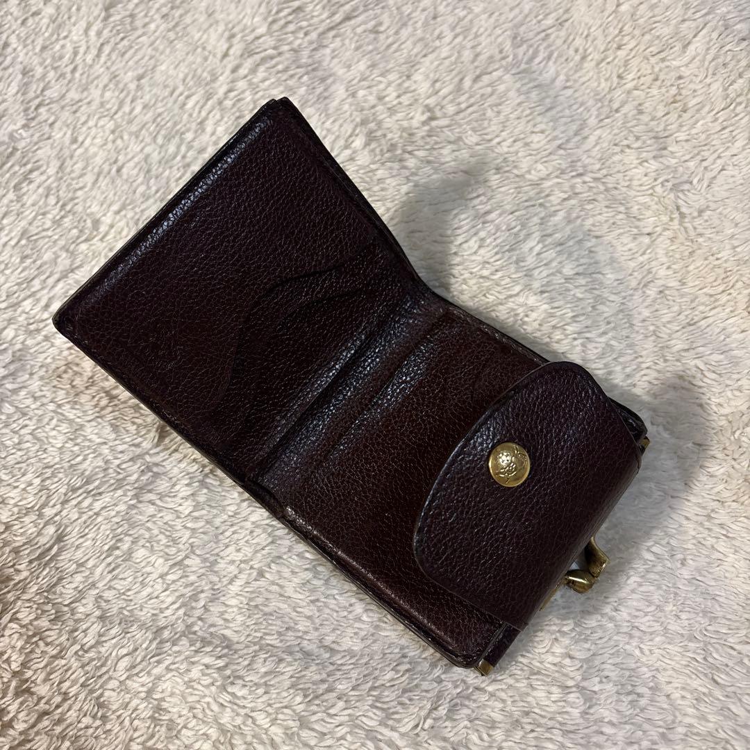 【ILBISONTE】　二つ折り財布　ブラウン