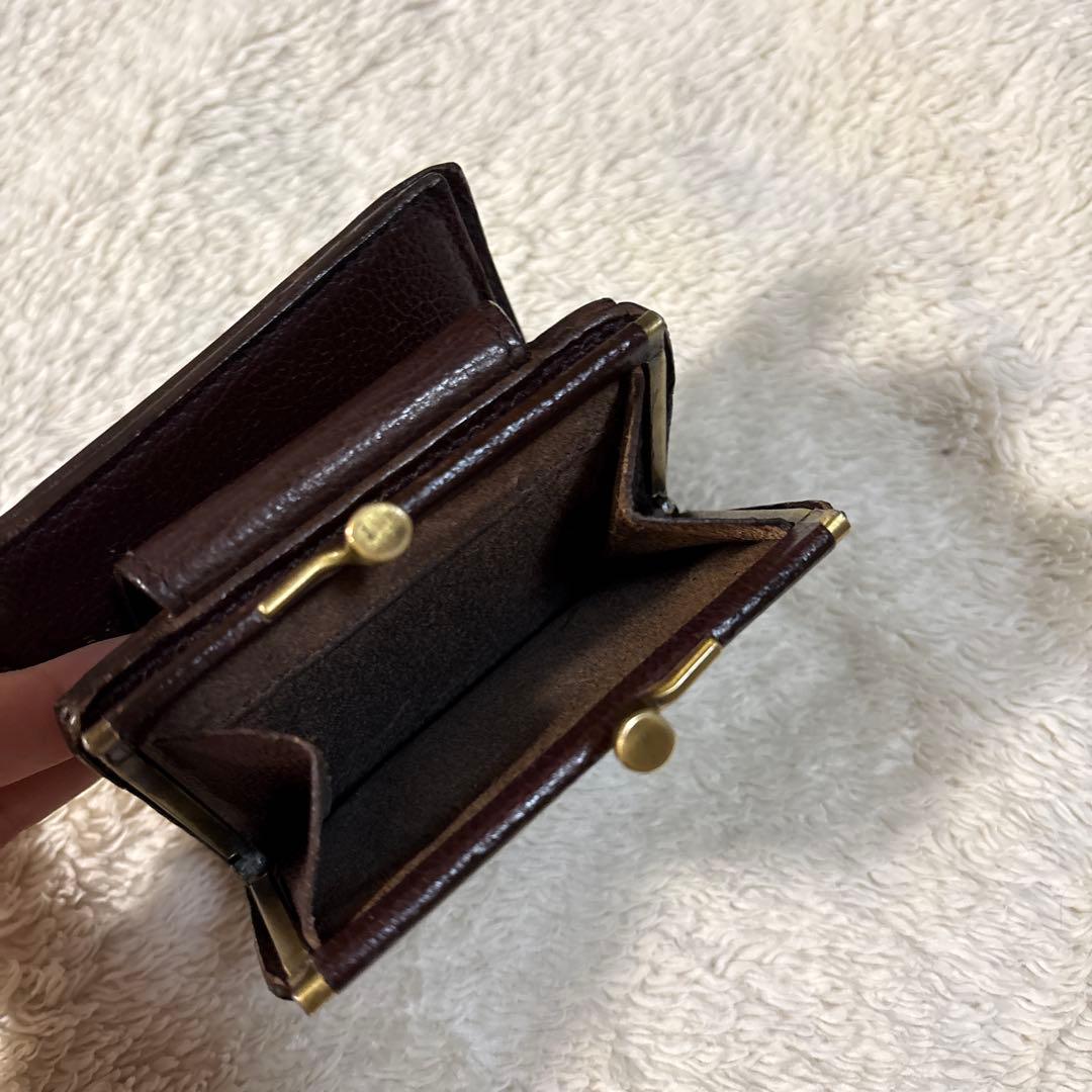 【ILBISONTE】　二つ折り財布　ブラウン