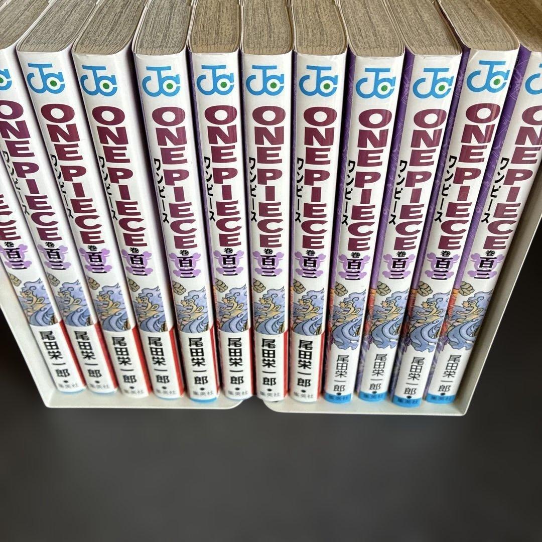 ONE PIECE 103巻初版12冊セット （帯付き、帯なし）チラシ８巻あり