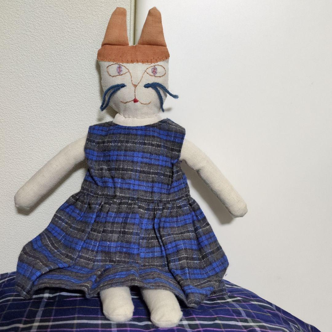今野はるえさん　猫のぬいぐるみ