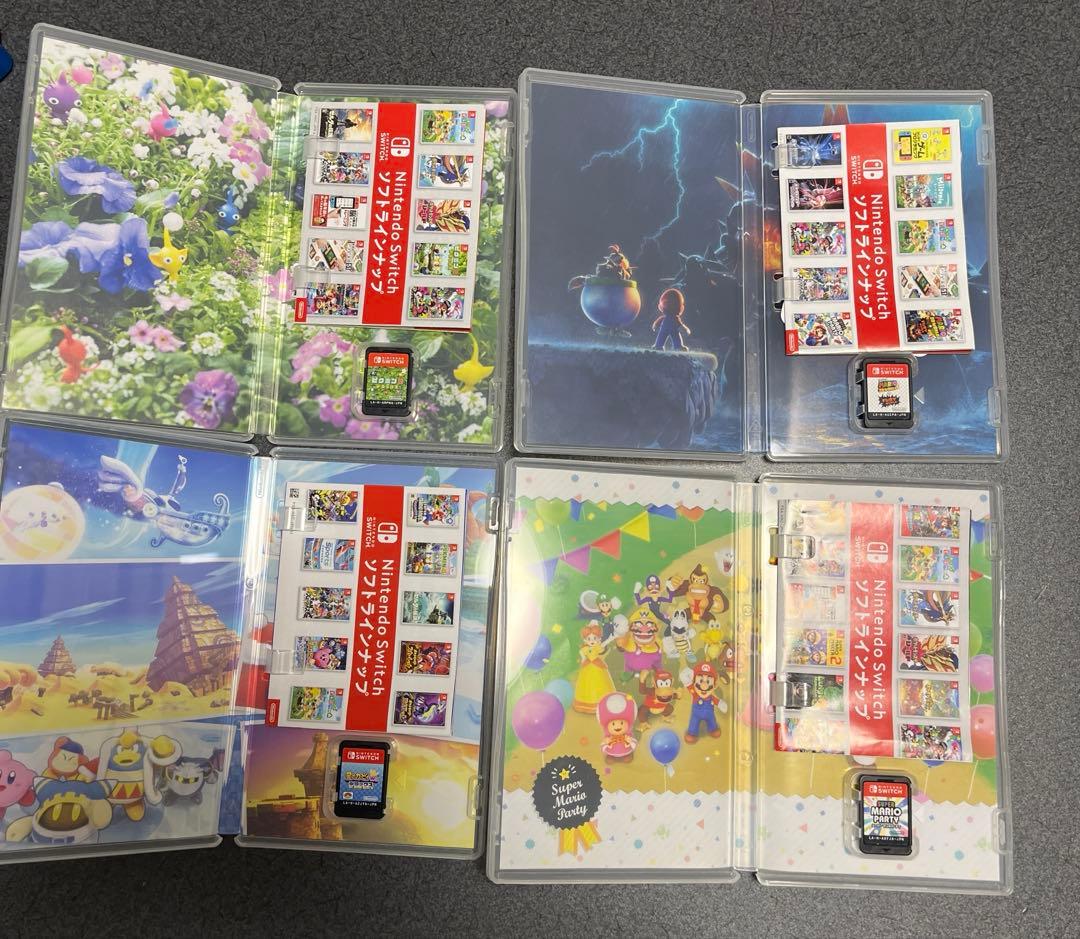 Nintendo Switch ソフト　ピクミン３　マリオパーティなど4種
