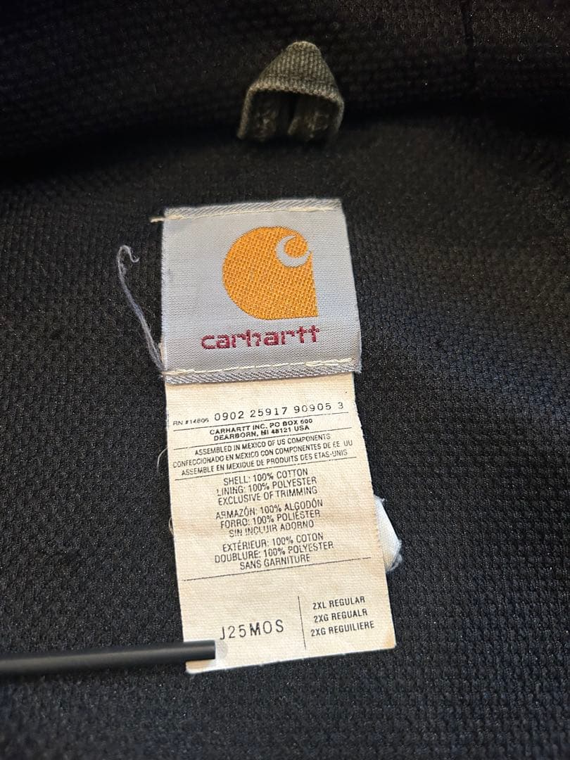 Carhartt アクティブジャケット　MOS モスグリーン　2XL メキシコ製